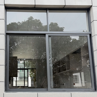 Thermisch Getrenntes Schiebefenster aus Aluminiumlegierung Energiesparendes Low-E-Glas Schalldicht Außenbereich Küche Wohnzimmer Balkon Energie