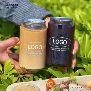 200Ml 250Ml 330Ml 500Ml 650Ml Pet Lon Biểu Tượng Tùy Chỉnh Rõ Ràng Nhựa Pet Lon Nước Giải Khát Cà Phê Lon - Product Image 3