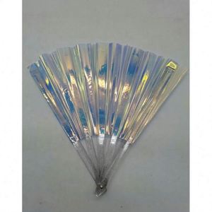 พัดมือพลาสติก PVC ขนาดใหญ่ สีม่วงสะท้อนแสง นีออน คุณภาพสูง ทนทาน พิมพ์ลายตามสั่ง ดีไซน์เท่ห์ รุ่นใหม่ล่าสุด - Product Image 4