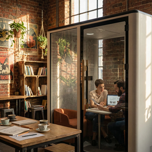Cabina de Oficina Móvil Insonorizada, Módulos de Reuniones, Cabina Telefónica, Cabina de Estudio, Cabina Insonorizada <span class=keywords><strong>para</strong></span> Oficina - Product Image 3
