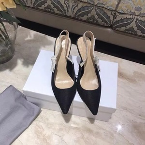 Nouvelles sandales de luxe pour femmes 2026 à talons hauts, avec lettres brodées et en cuir véritable - Product Image 2