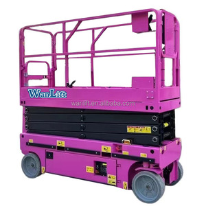 Nouvelle plate-forme de levage électrique pliable de 6 mètres en acier Wanlift pour échafaudage et accès en fauteuil <span class=keywords><strong>roulant</strong></span> capacité de 4 personnes - Product Image 6
