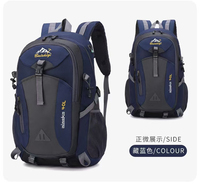Sac à dos de randonnée et d'alpinisme 40L 32x20x52cm en polyester imperméable avec port casque et anneaux en D – Vente en gros OEM