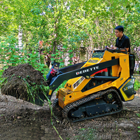 Chargeuse compacte sur chenilles diesel 25 CV avec moteur Kubota à vendre avec accessoires pour travaux agricoles, de ranch et de construction