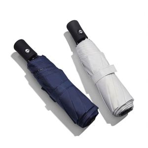 Double Layer Promotional Automatic Compact <b>Windproof</b> Custom Logo 3 Fold <b>Umbrella</b> - Product Image 3