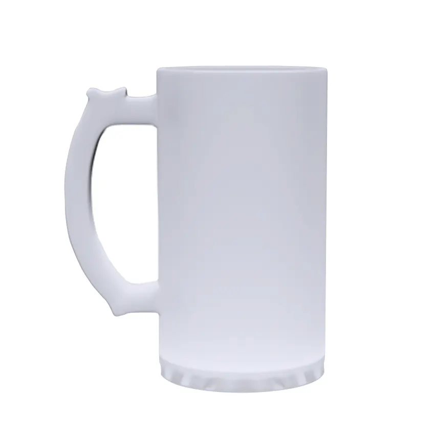 Sandy Sublimation Glass Beer Mug Frosted High Sales 2 Pieces/Box 24 Pieces/CTN Transparent Personalized