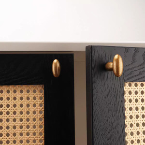 Oferta Imperdível: Puxadores de Armário em Latão Antigo Sólido, Puxadores de Bronze para Móveis, Guarda-Roupas, Cômodas e Gavetas - Product Image 5