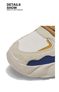 Mens Phong Cách Mới Thể Thao Chạy Giày Thoải Mái Dày đế In Thêu Giản Dị Chiều Cao Tăng Phổ Biến Hợp Thời Trang Giày - Product Image 2