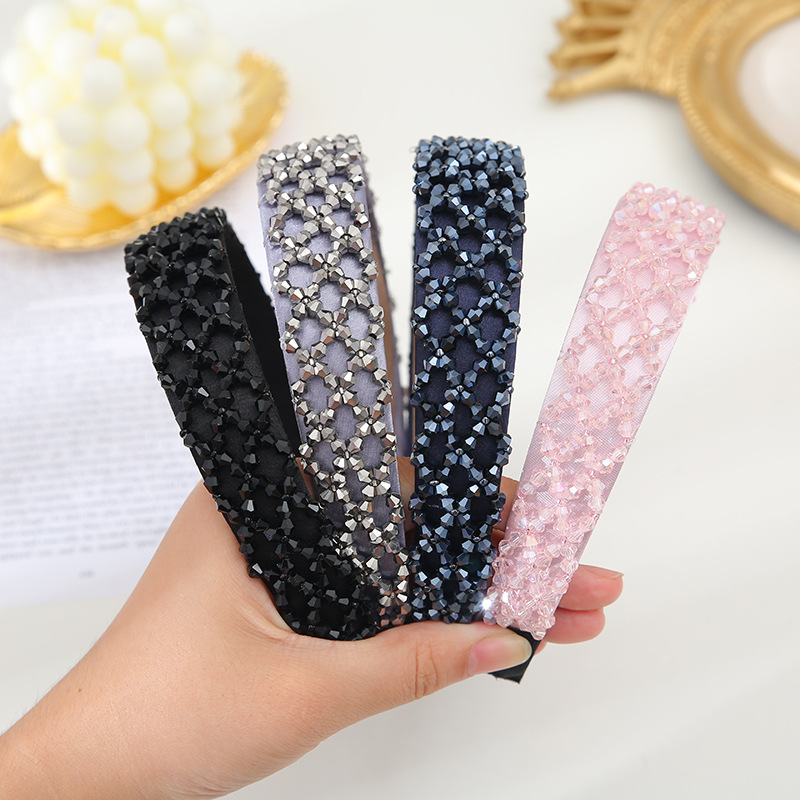 New Style Fashion Hot Selling Temperament Hand made Glass Beads Head bands