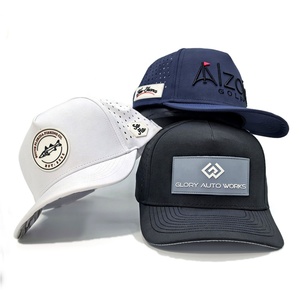 หมวกแก๊ปปักลาย 3 มิติ แบบปรับได้ตามสั่ง MOQ ต่ำ หมวกสปอร์ตแบบ Snapback ตัดด้วยเลเซอร์ หมวกเบสบอลสำหรับกิจกรรมกลางแจ้ง - Product Image 5