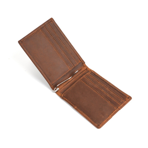 Portefeuille à rabat pour homme - Cuir véritable, blocage RFID, élégant, 11 emplacements pour cartes de crédit, avec fenêtre d'identification - Product Image 3