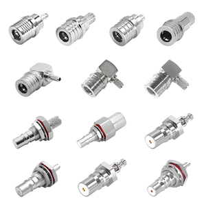 Conector QMA Recto para Montaje en Panel, Tipo Crimp/Soldadura, RF 50 Ohm, Carcasa de Latón Niquelado, Cable RG174 1.13mm, Suministro a Granel - Product Image 6