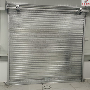 Thép Mạ Kẽm Của Nhãn Hiệu Cửa Cuộn Cách Điện Container Văn Phòng Kim Loại Con Lăn Màn Trập Nhà Để Xe Cửa Chớp Cho Giá Rẻ Trung Tâm Mua Sắm - Product Image 6