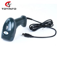 TOTINFO Câble USB RS232 Lecteur de codes-barres portable filaire 1D 2D QR Code Android Auto Capteur CMOS 30fps Garantie 2 ans En stock