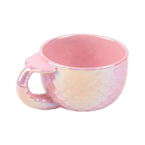 2025 Style <span class=keywords><strong>nordique</strong></span> 3D abstrait sirène grès chauffe-mains en céramique tasse cadeaux pour les amoureux de la sirène - Product Image 1