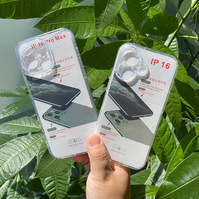 High Quality Ultra Thin Shockproof Clear Tpu Phone Case for iPhone 16 15 14 13 12 11 Pro Max X XS XR 7 8 Plus 16e