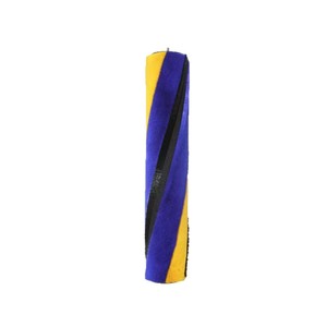 Cepillo de rodillo de terciopelo suave para limpieza de alfombras, cabezal de cepillo de microfibra lavable con mango, cuerpo de plástico, amarillo y azul - Product Image 3