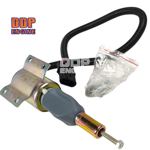 Vanne solénoïde d'arrêt de carburant 3930235 SA-4348-12 pour moteur Cummins C8.3L 6C 6CT 6CTAA8.3 ISC8.3 QSC8.3 - Product Image 3