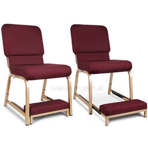 Vente en gros de chaises de chaire d'église rembourrées à emboîtement pasteurs à genoux offres hebdomadaires meubles de théâtre design à emboîtement pour église - Product Image 4