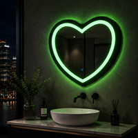 Miroir de maquillage LED intelligent, grossissement 3X, variation d'intensité tactile, miroir de salle de bain anti-buée, haut-parleur Bluetooth, IP44 CE ETL Salon