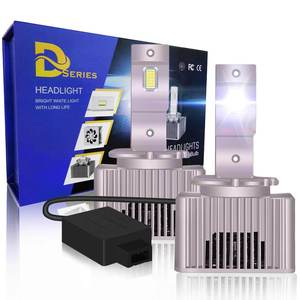 Ampoule de phare LED Dingcheng D1S, lumière blanche brillante 6000K, pour remplacement de voiture, boîtier en aluminium, longue durée de vie 50000h - Product Image 1