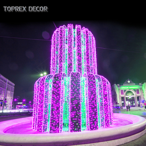 Toprex dekorasi besar lampu Motif air mancur Led Lengkungan Natal Guirlande Lumineuse Exterieur baru dekorasi liburan Tahun Baru - Product Image 1