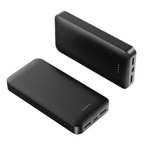 Vente en gros Nouveau 10000mah Double sortie USB Qi Batterie externe à charge rapide Chargeur portable Grande capacité 20000mah Power Bank