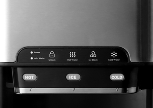 Machine à glaçons comptoir avec <span class=keywords><strong>distributeur</strong></span> d'eau 3 en 1 en acier inoxydable multifonctionnel tout en un <span class=keywords><strong>distributeur</strong></span> d'eau machine à glaçons - Product Image 4