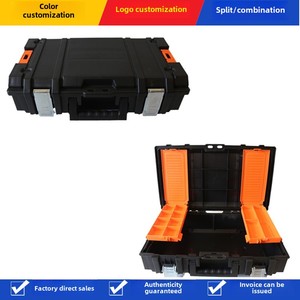 Лидер продаж, Четырехслойный Штабелируемый пластиковый ящик для хранения большой емкости, утолщенный многофункциональный ящик для инструментов с колесами для домашнего использования - Product Image 4