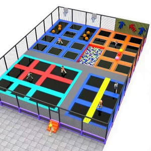 La fabbrica produce mini trampolini quadrati, attrezzature per l'intrattenimento al coperto per parchi, trampolini per il fitness. - Product Image 6