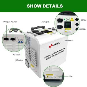 Портативная солнечная электростанция 3000 Вт с контроллером MPPT, чистая синусоида, порт RV, аварийный резервный источник питания, аккумулятор LiFePO4 - Product Image 1