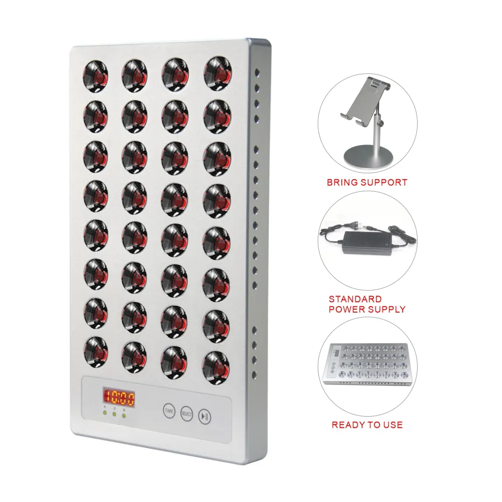 Novo Modelo TL Mini Portátil de Alumínio shell 850nm 660nm Vermelho e Infravermelho Próximo dispositivos 35w controle timer terapia da luz vermelha