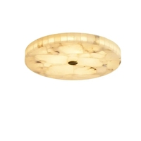 Lustre de plafond moderne en marbre 2025, style luxe léger français, avec éclairage LED, lampe décorative blanche, nouveau design pour salon