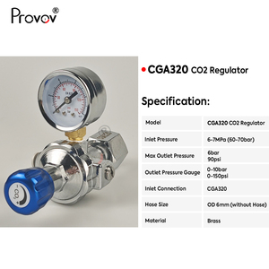 Réservoir de dioxyde de carbone, <span class=keywords><strong>bouteille</strong></span> de <span class=keywords><strong>gaz</strong></span>, raccord d'entrée CGA320, manomètre de sortie, 0-150 psi, 10 bar, petit régulateur de <span class=keywords><strong>gaz</strong></span> CO2 pour soda - Product Image 4