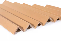 Protections d'angle en carton recyclable écologique de 1000 mm de long, profil en L de 5 mm, anti-collision, résistantes à la pression, brun naturel
