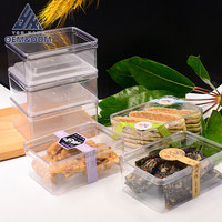 Boîte d'emballage en plastique transparente pour dessert Tiramisu, jetable, écologique, en PS de qualité alimentaire, certifiée ISO, avec logo personnalisé, pour mousse