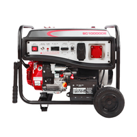 Generador portátil de gasolina/GLP 110V 220V-3/5/6/6 kW 7kva 7,5/8/10kW, motor de gasolina de calidad, uso doméstico, exterior y vehículo-