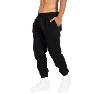 Pantalones Joggers de Estilo Urbano para Hombre, al por Mayor, Populares, de Peso Pesado, Corte Holgado, Transpirables, Negros, con Bajo Elástico, Cintura Media, Tinte Liso - Product Image 5