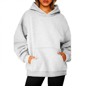 Haut court à capuche tricoté personnalisé pour femme, sweat à capuche personnalisé, pull tricoté à capuche brodé 100% coton hiver - Product Image 3