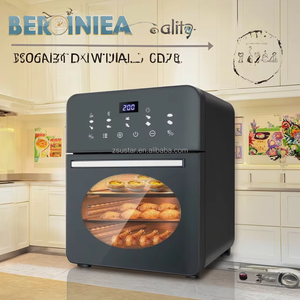 Freidora de aire digital eléctrica 12L-25, horno con control de pantalla táctil, 8 presets, <span class=keywords><strong>tostadora</strong></span> multifunción para uso doméstico en RV, hecha de plástico - Product Image 5