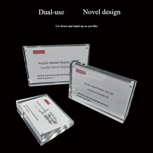 Customizable Modern Magnetic Frame Waterproof Acrylic <strong>Display</strong> Stand for Cafe for Durable <strong>Tabletop</strong> Sign Restaurant <strong>Menu</strong> Holder - Product Image 3