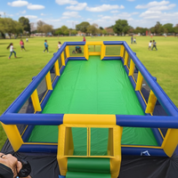 Château gonflable géant d'été pour sports d'extérieur, terrain de football aquatique de qualité, service personnalisé, piscine, savon gonflable