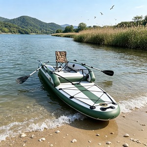 Tabla de SUP Inflable con Asiento y Respaldo, Plataforma Flotante Acuática para Perros y Adultos - Product Image 5