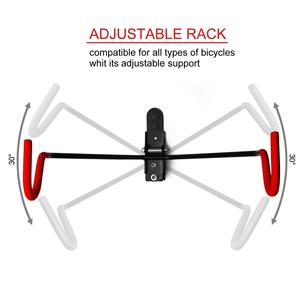 Support de <span class=keywords><strong>vélo</strong></span> pour garage, rangement de <span class=keywords><strong>vélo</strong></span>, support <span class=keywords><strong>mural</strong></span> <span class=keywords><strong>horizontal</strong></span>, support intérieur - Product Image 5