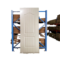 Portes intérieures en bois composite verni, style moderne personnalisé, haute qualité pour projets résidentiels, fabricant chinois de premier plan