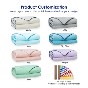 Edredón de refrigeración tamaño King, manta de verano PCM, Control de temperatura inteligente, bambú para todas las estaciones, tejido sólido, durmiente caliente - Product Image 6