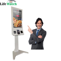 Kiosco de Autoservicio con Pantalla Táctil de 32 Pulgadas, Impresora Térmica Frontal Integrada, Android, para Restaurantes y Tiendas