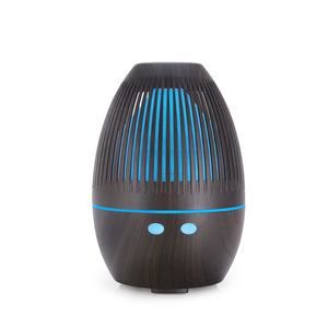 Diffuseur d'arômes YX-337 effet bois, mini humidificateur USB 5V avec lumière colorée pour la maison et la voiture - Product Image 1