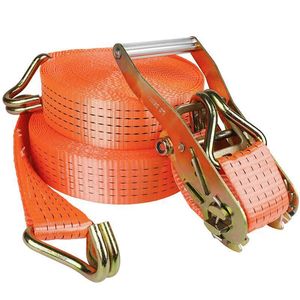 <span class=keywords><strong>Tensor</strong></span> de Carga para Camión con Trinquete, Correa de Amarre de 5 cm con Doble Fila de Ganchos, Grosor de Correa de 2 mm, Longitud de 10 Ojales, Poliéster, para Automóvil - Product Image 3