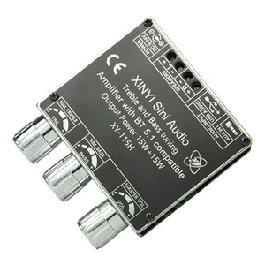 XY-T15H บอร์ดแอมพลิฟายเออร์ดิจิตอล, โมดูลแอมป์สเตอริโอ 2.0 15W×2 ช่องสัญญาณคู่พร้อมระบบปรับเสียงแหลมและเสียงเบสได้ - Product Image 2